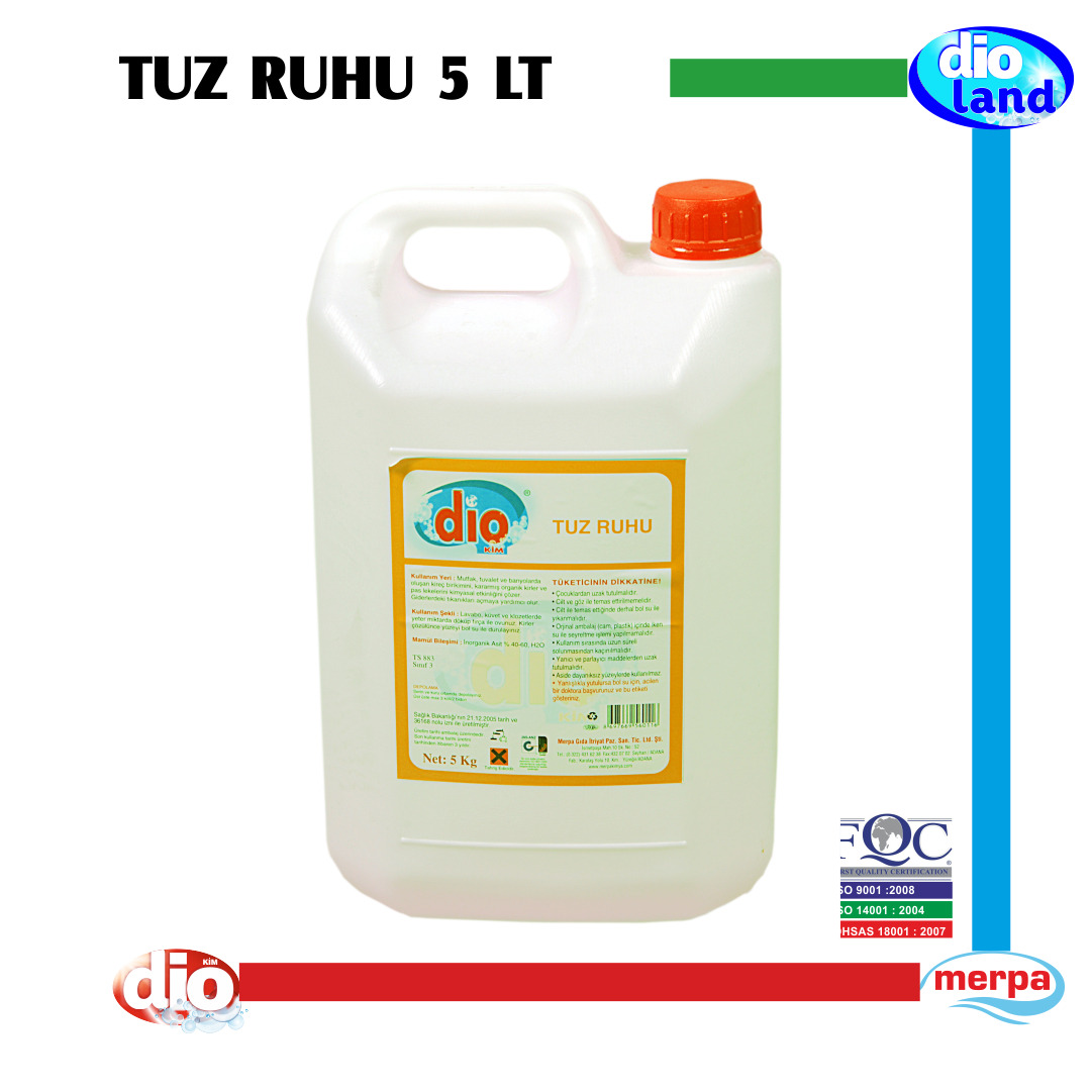 Saf Tuz Ruhu (Hidroklorik Asit)