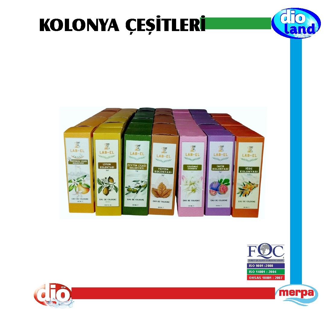 Kolonya Çeşitleri